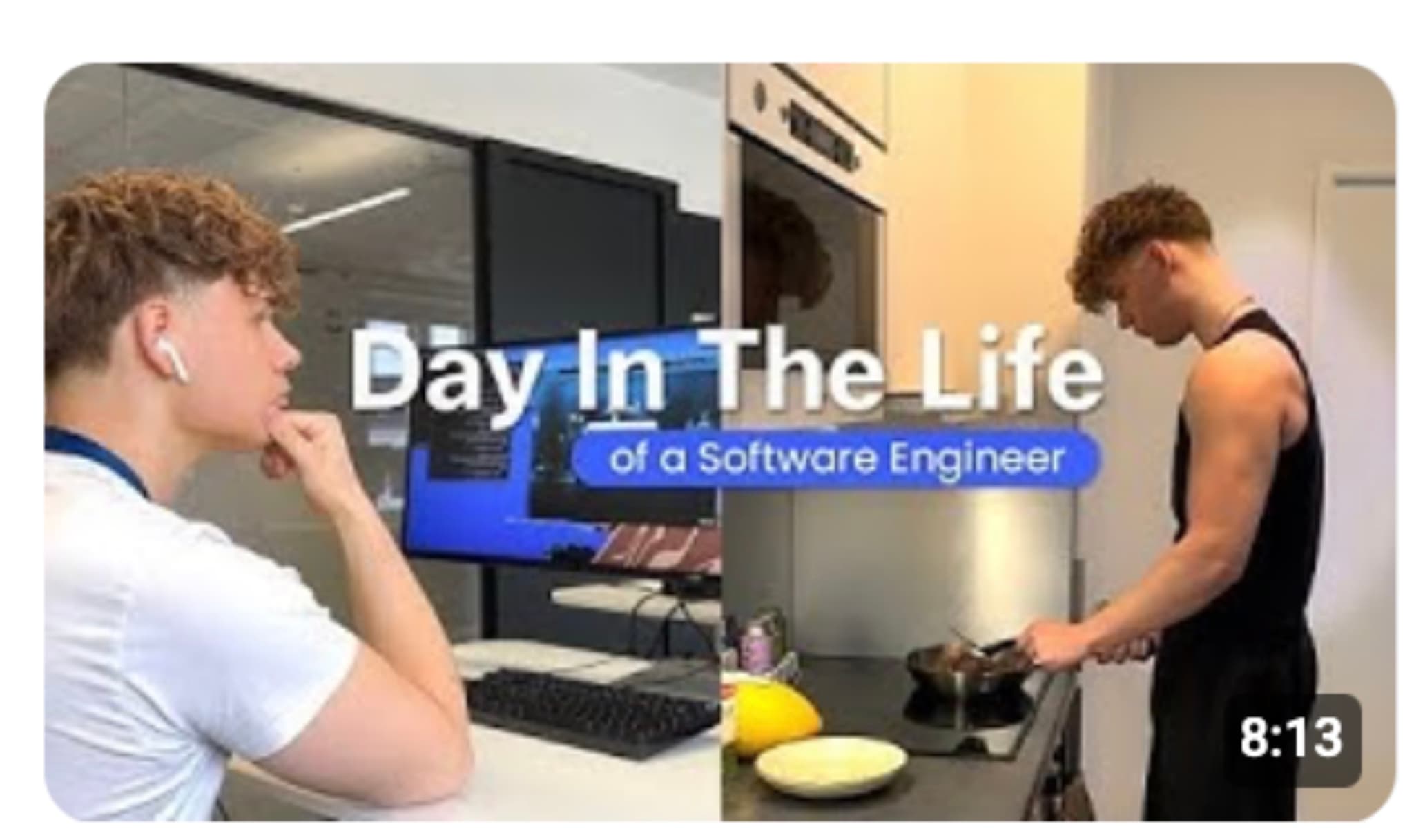 DAY IN THE LIFE | Software Engineer, Productive & Healthy Habits