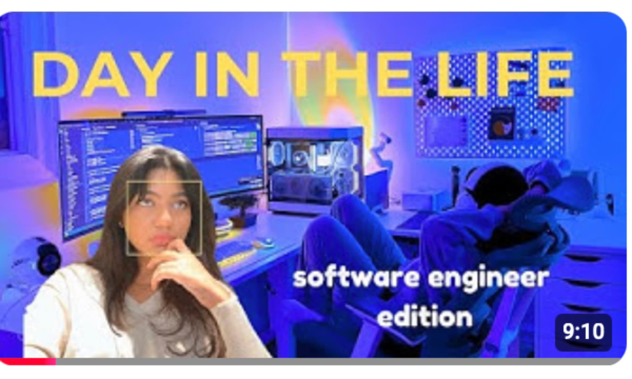 LIFE AS A TECHIE | coding vlog, mini set-up tour, gaming, cafe
