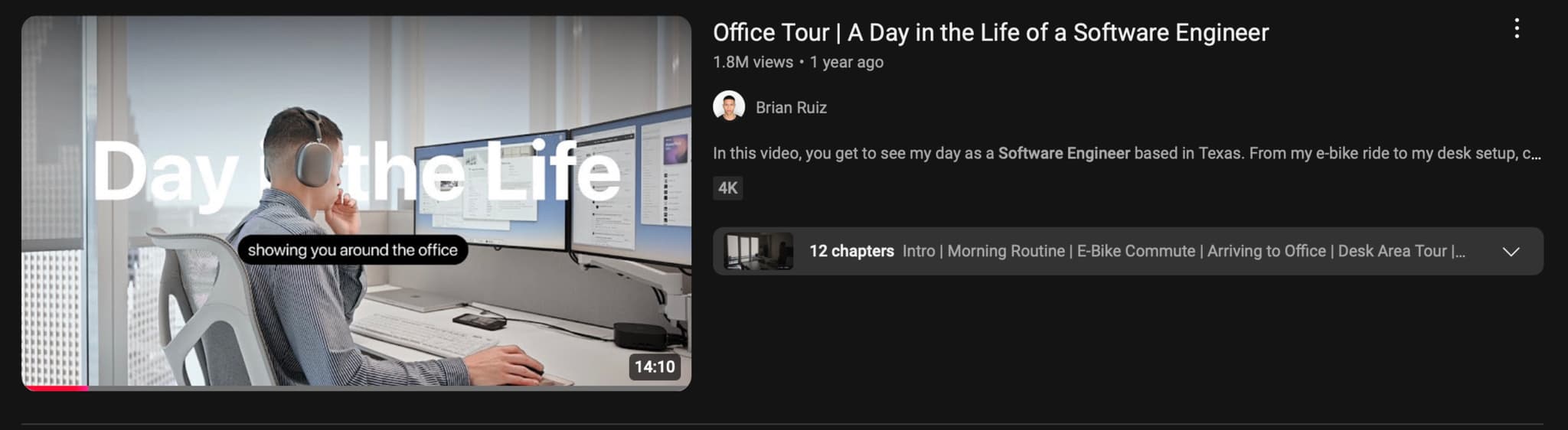 Office Tour | A Day in the Life of a Software Engineer